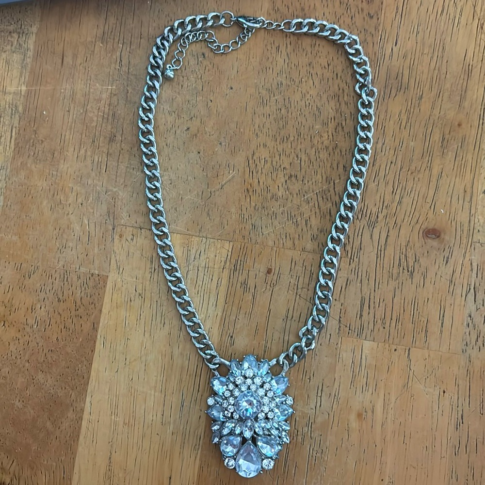 Crystal Statement Necklace NWOT